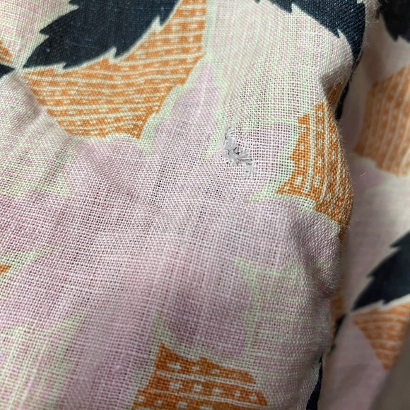 The Odell’s Lyla Printed Linen Dress Size Medium - Picture 9 of 9